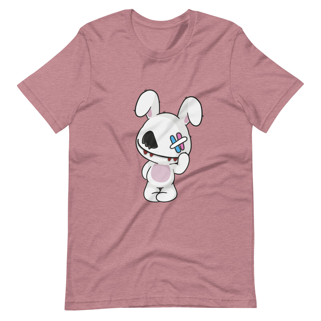 Deadly Bunny Says Trans Rights T-Shirt T-shirts The Rainbow Stores