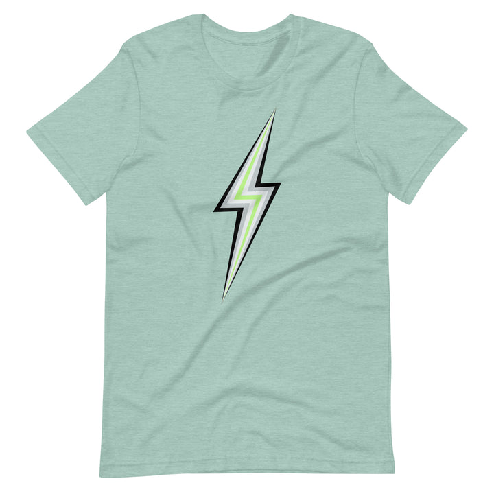 Agender Lightning T-shirt T-shirts The Rainbow Stores