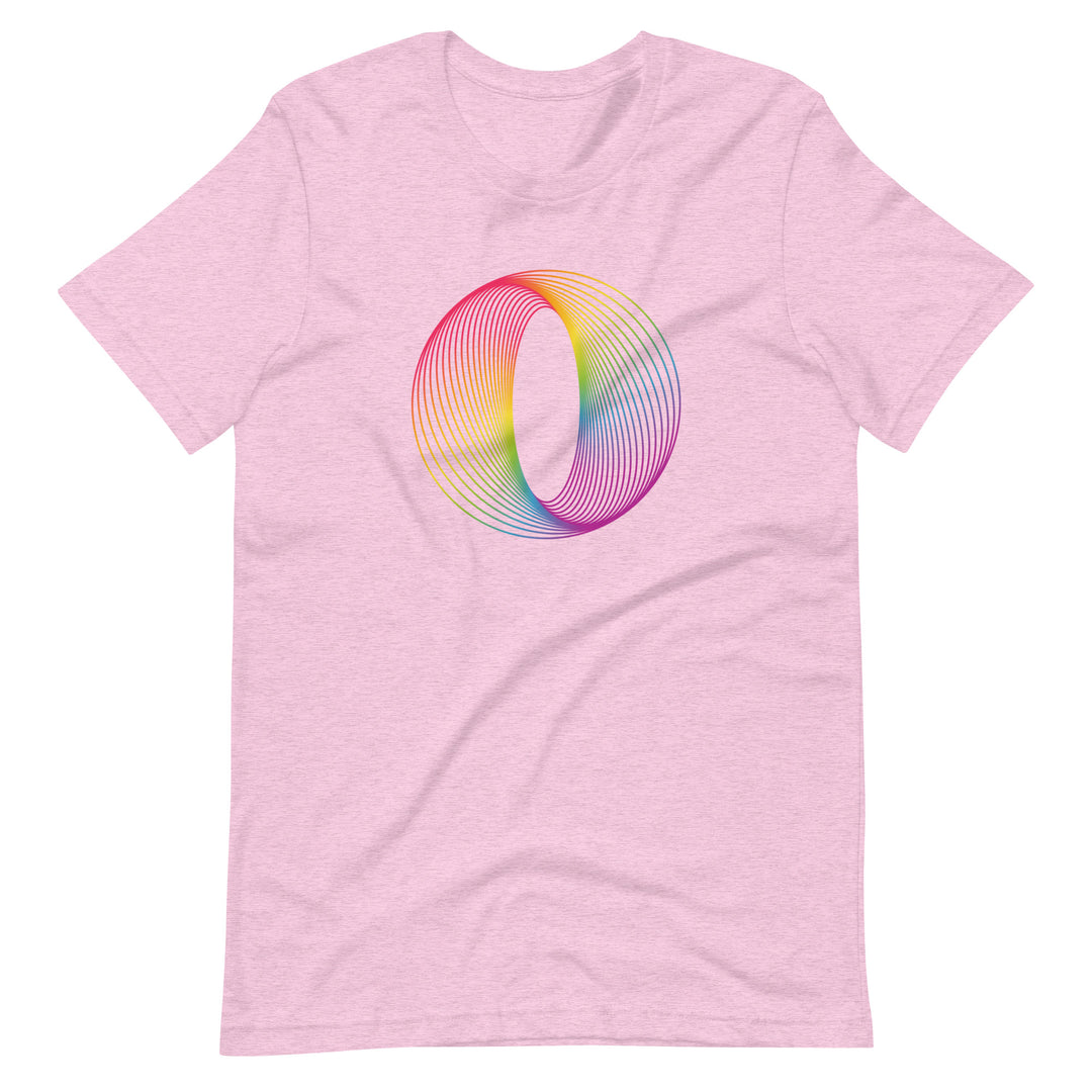 Rainbow Abstract Line Art T-Shirt T-shirts The Rainbow Stores