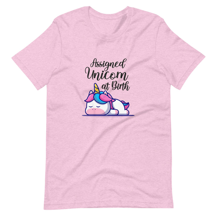Assigned Unicorn At Birth Graphic T-Shirt T-shirts The Rainbow Stores
