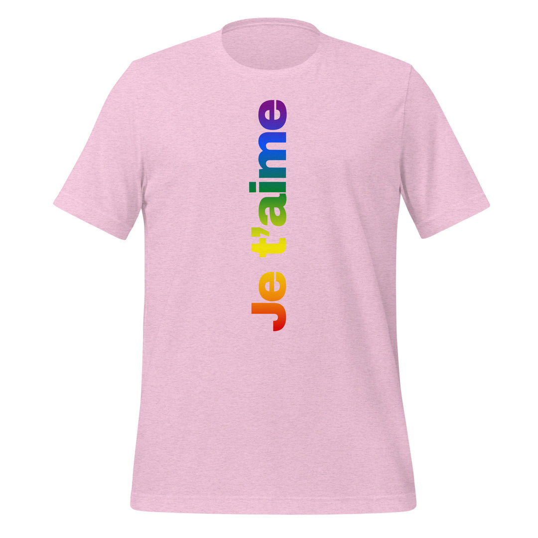 Je t'aime Rainbow T-Shirt T-shirts The Rainbow Stores