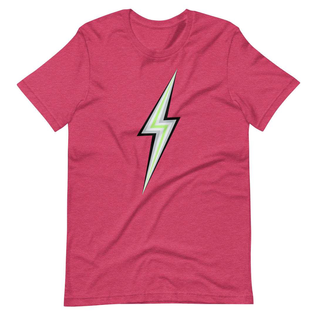 Agender Lightning T-shirt T-shirts The Rainbow Stores