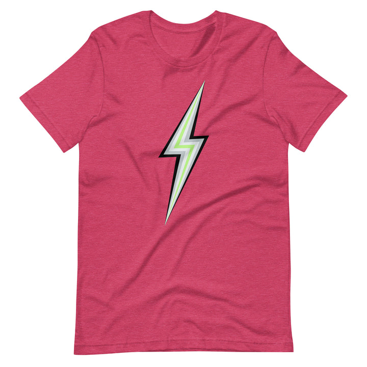 Agender Lightning T-shirt T-shirts The Rainbow Stores