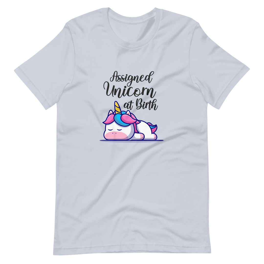 Assigned Unicorn At Birth Graphic T-Shirt T-shirts The Rainbow Stores