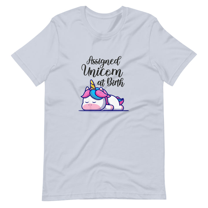 Assigned Unicorn At Birth Graphic T-Shirt T-shirts The Rainbow Stores