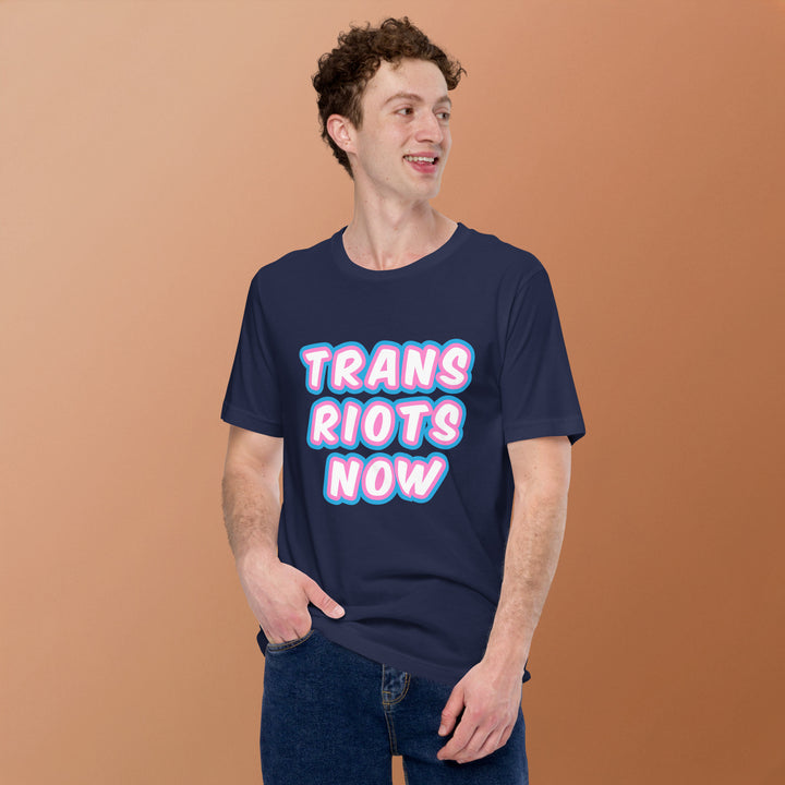 Trans Riots Now T-Shirt T-shirts The Rainbow Stores