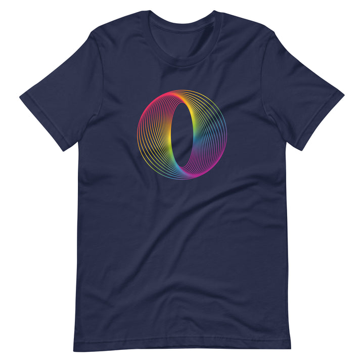 Rainbow Abstract Line Art T-Shirt T-shirts The Rainbow Stores