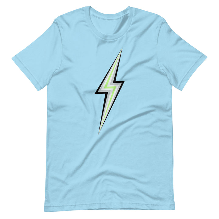 Agender Lightning T-shirt T-shirts The Rainbow Stores
