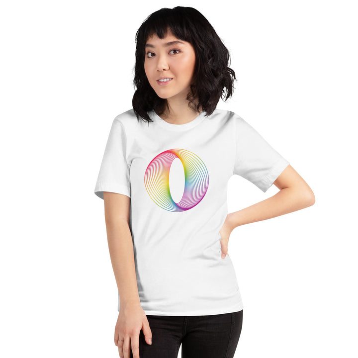 Rainbow Abstract Line Art T-Shirt T-shirts The Rainbow Stores
