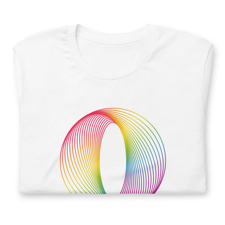 Rainbow Abstract Line Art T-Shirt T-shirts The Rainbow Stores