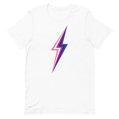 Gender-Fluid Lightning T-Shirt T-shirts The Rainbow Stores