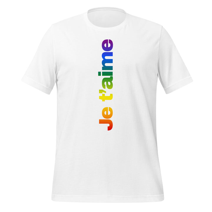 Je t'aime Rainbow T-Shirt T-shirts The Rainbow Stores