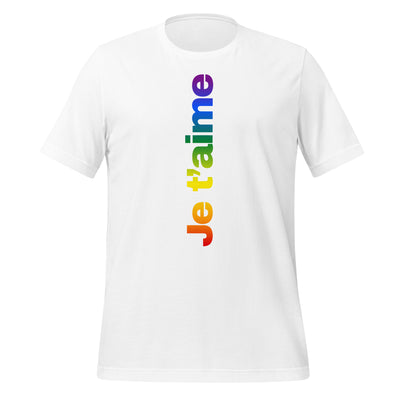 Je t'aime Rainbow T-Shirt T-shirts The Rainbow Stores