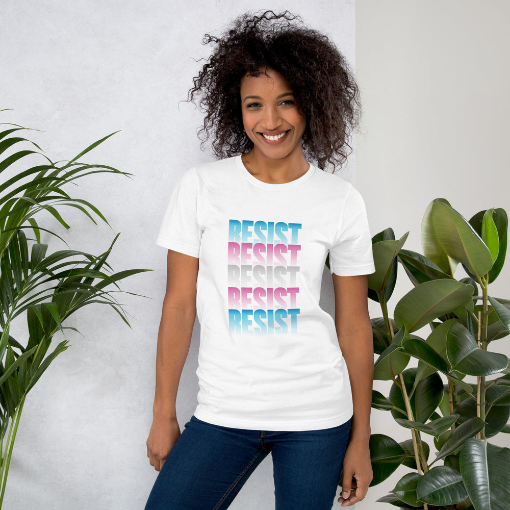 Trans Pride Flag Fade Resist T-Shirt T-shirts The Rainbow Stores