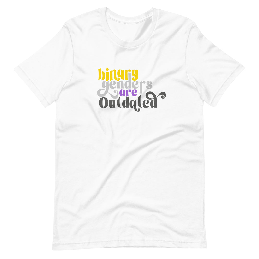 Binary Genders Are Outdated T-Shirt T-shirts The Rainbow Stores