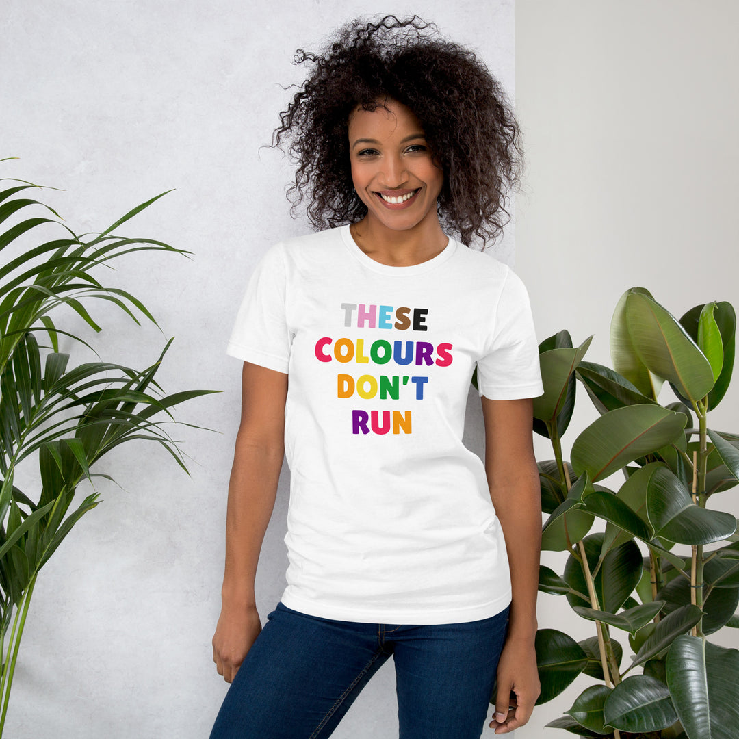 These Colours Don't Run LGBTQ+ Pride T-Shirt T-shirts The Rainbow Stores