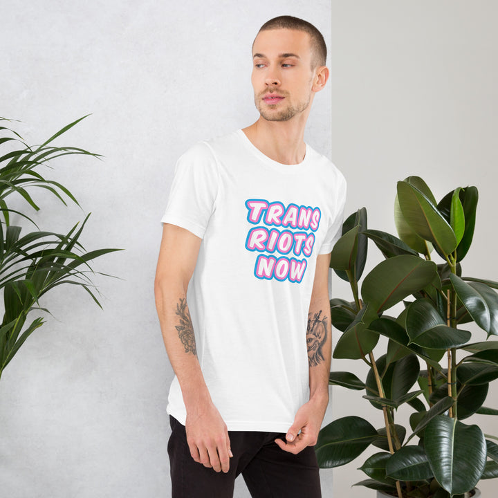 Trans Riots Now T-Shirt T-shirts The Rainbow Stores