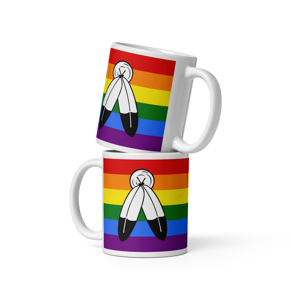2 Spirit Pride Flag Mug Mugs The Rainbow Stores