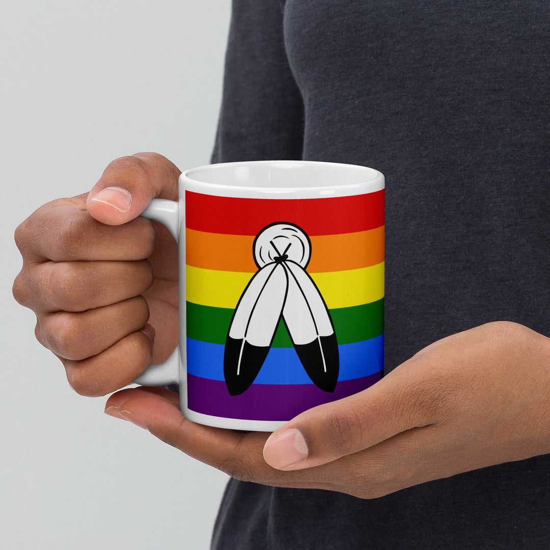 2 Spirit Pride Flag Mug Mugs The Rainbow Stores