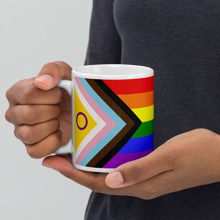 Intersex Inclusive Progress Pride Flag Mug Mugs The Rainbow Stores