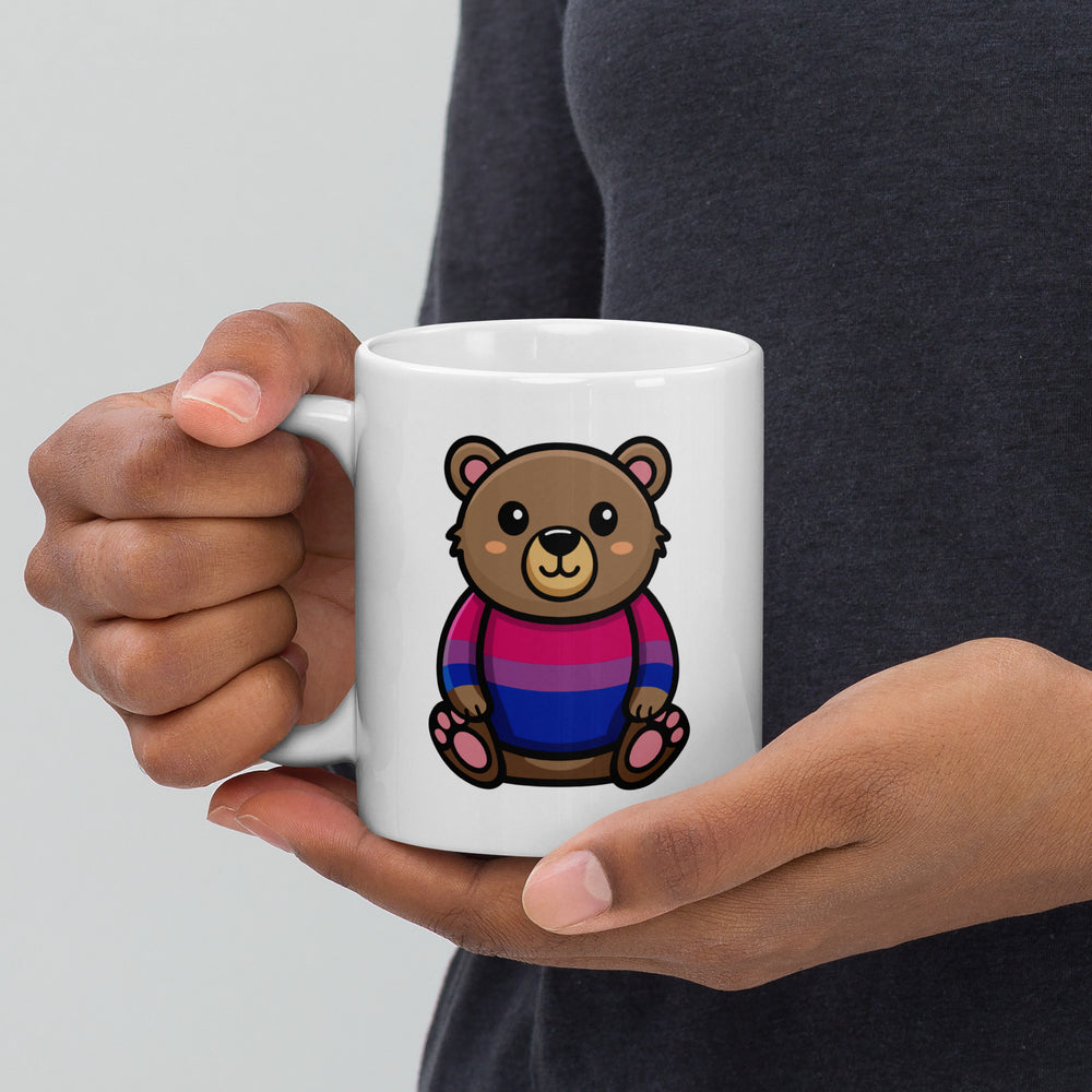Bi Pride Bear Mug Mugs The Rainbow Stores