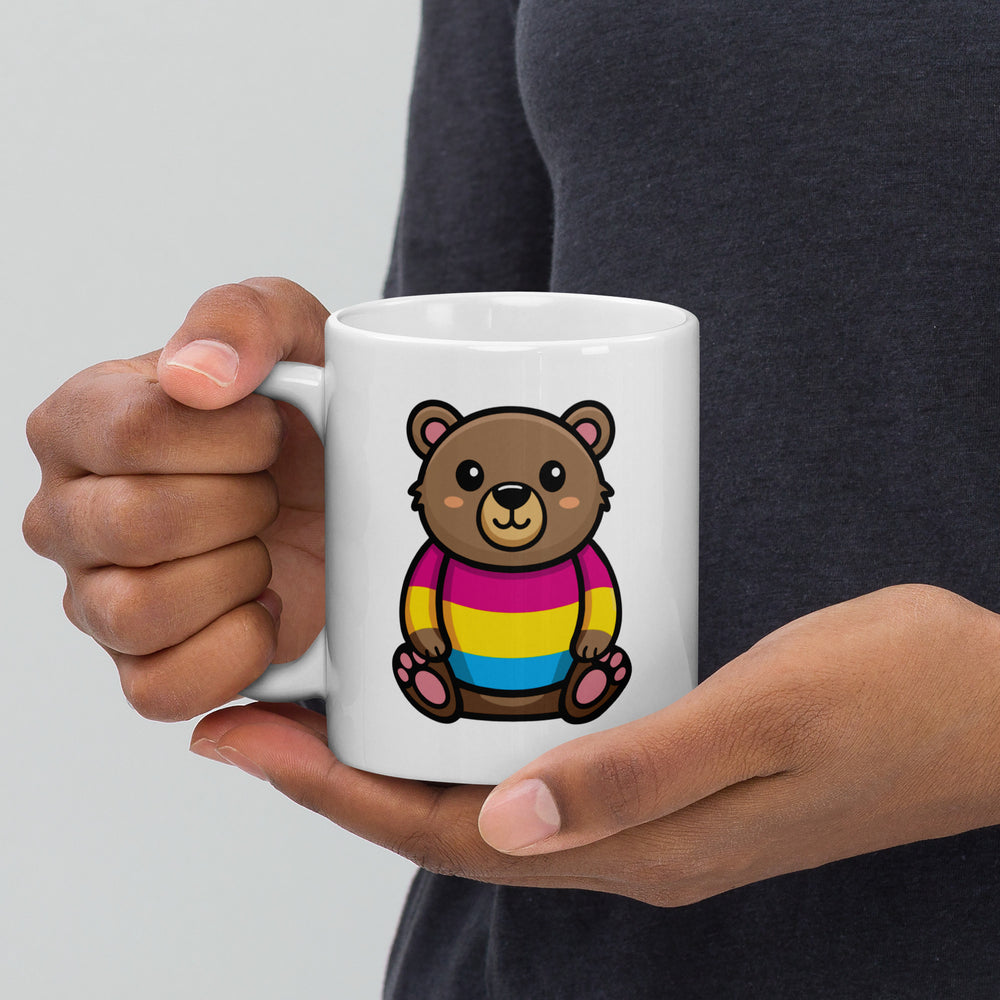 Pansexual Pride Bear Mug Mugs The Rainbow Stores