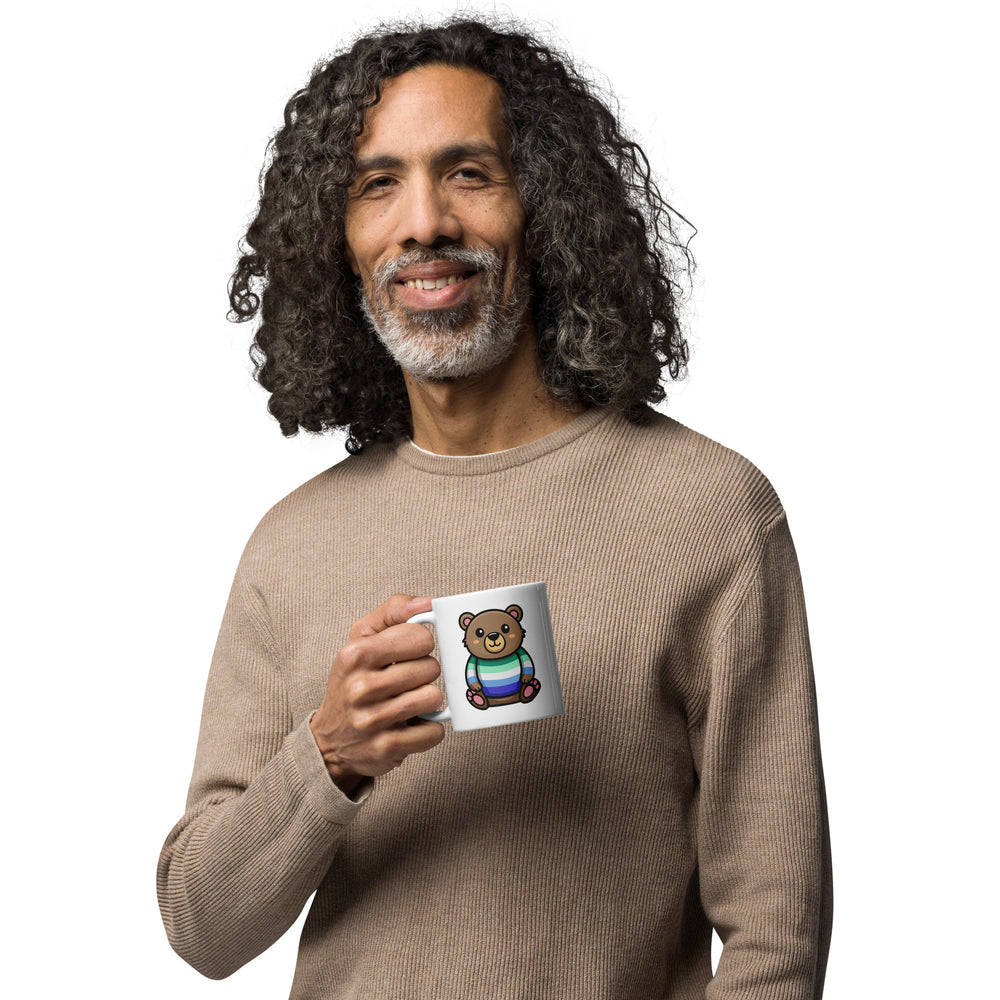 Gay Men's Pride Bear Mug Mugs The Rainbow Stores