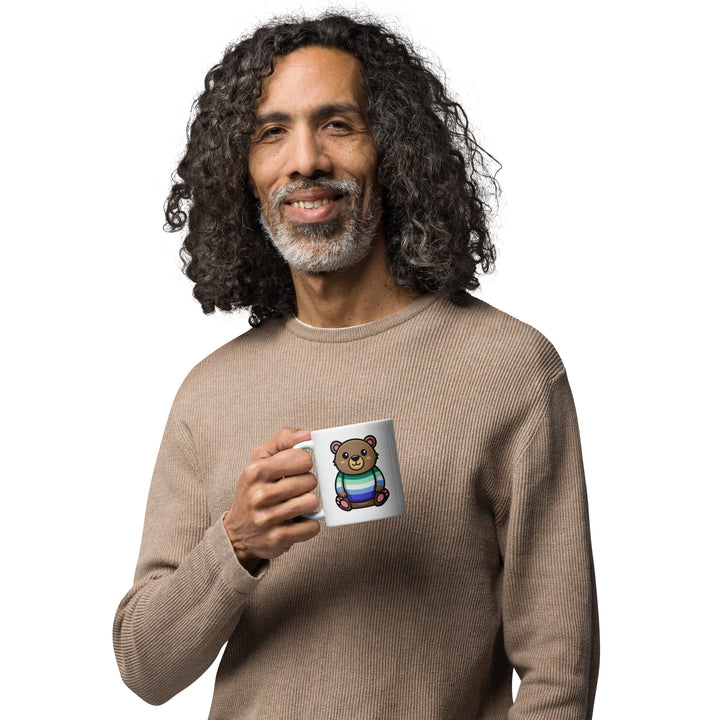 Gay Men's Pride Bear Mug Mugs The Rainbow Stores