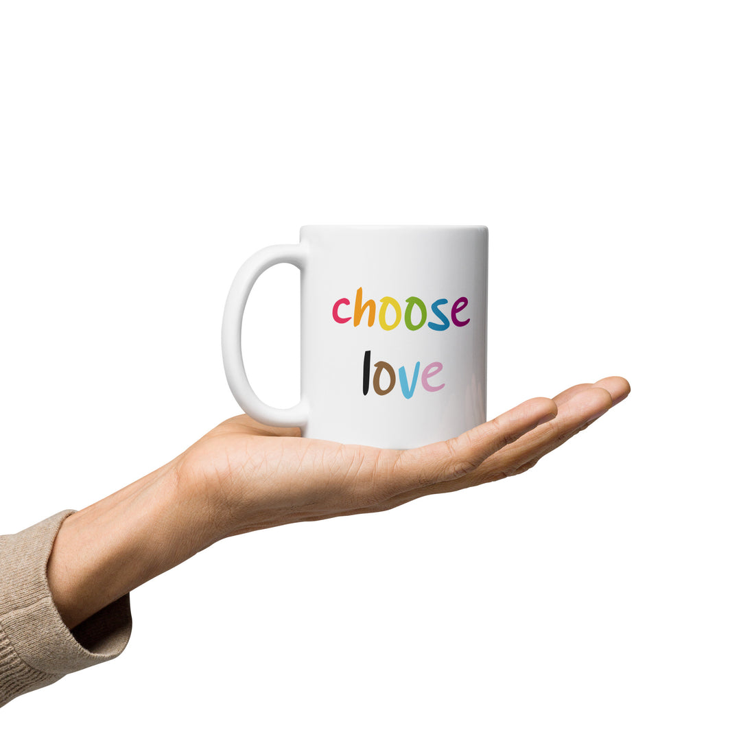 We Choose Love Mug Mugs The Rainbow Stores