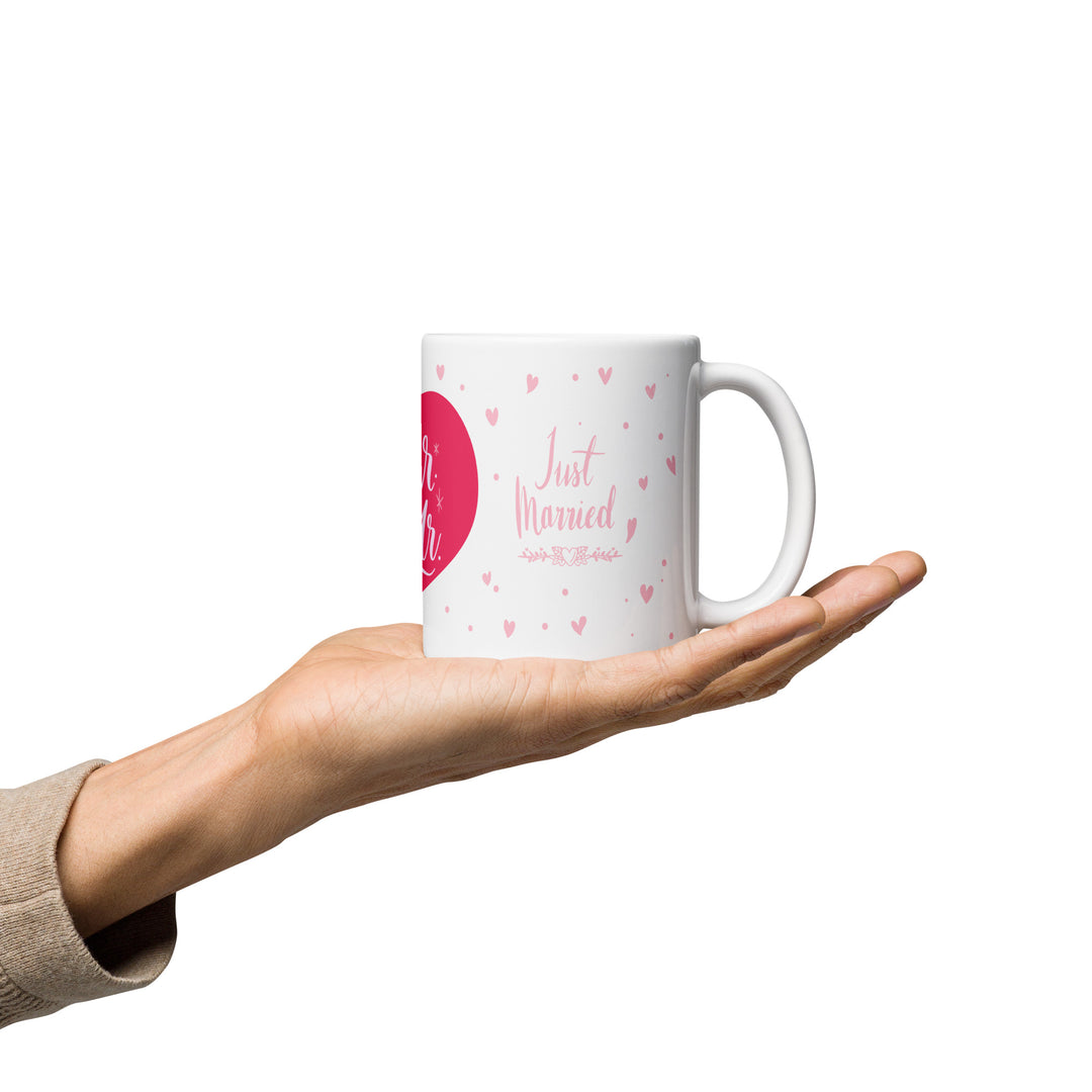 Mr & Mr Just Married Mug Mugs The Rainbow Stores