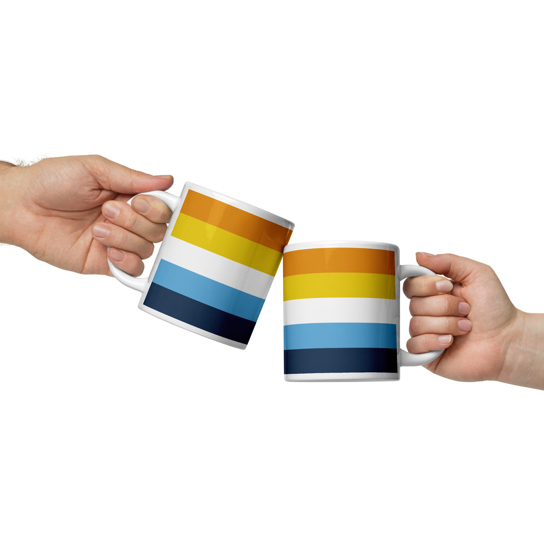 AroAce Pride Flag Mug Mugs The Rainbow Stores