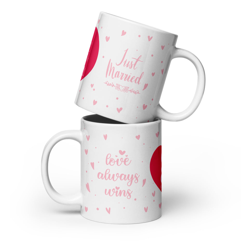 Mr & Mr Just Married Mug Mugs The Rainbow Stores