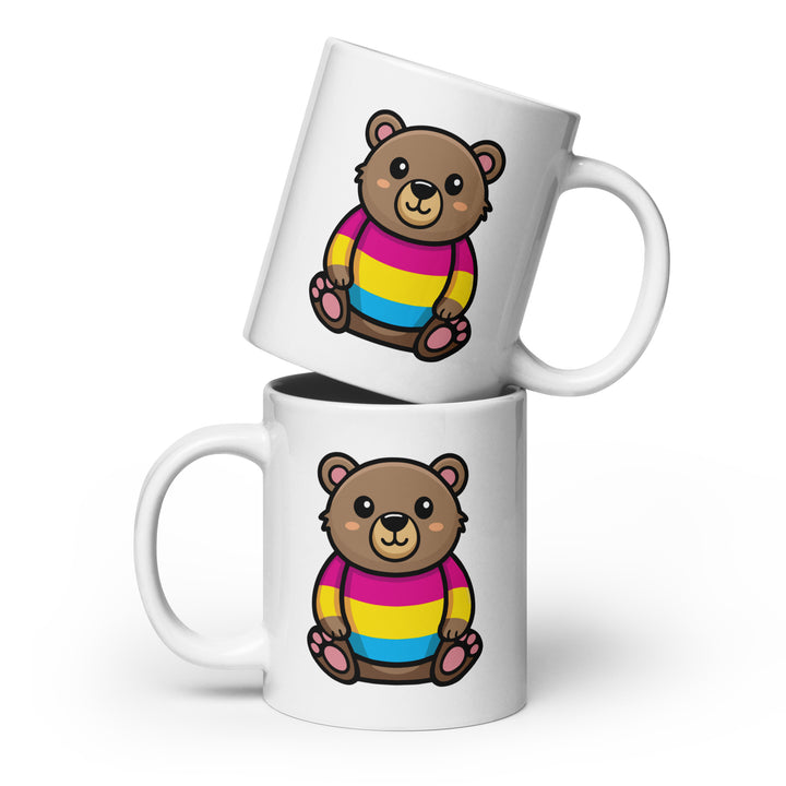 Pansexual Pride Bear Mug Mugs The Rainbow Stores