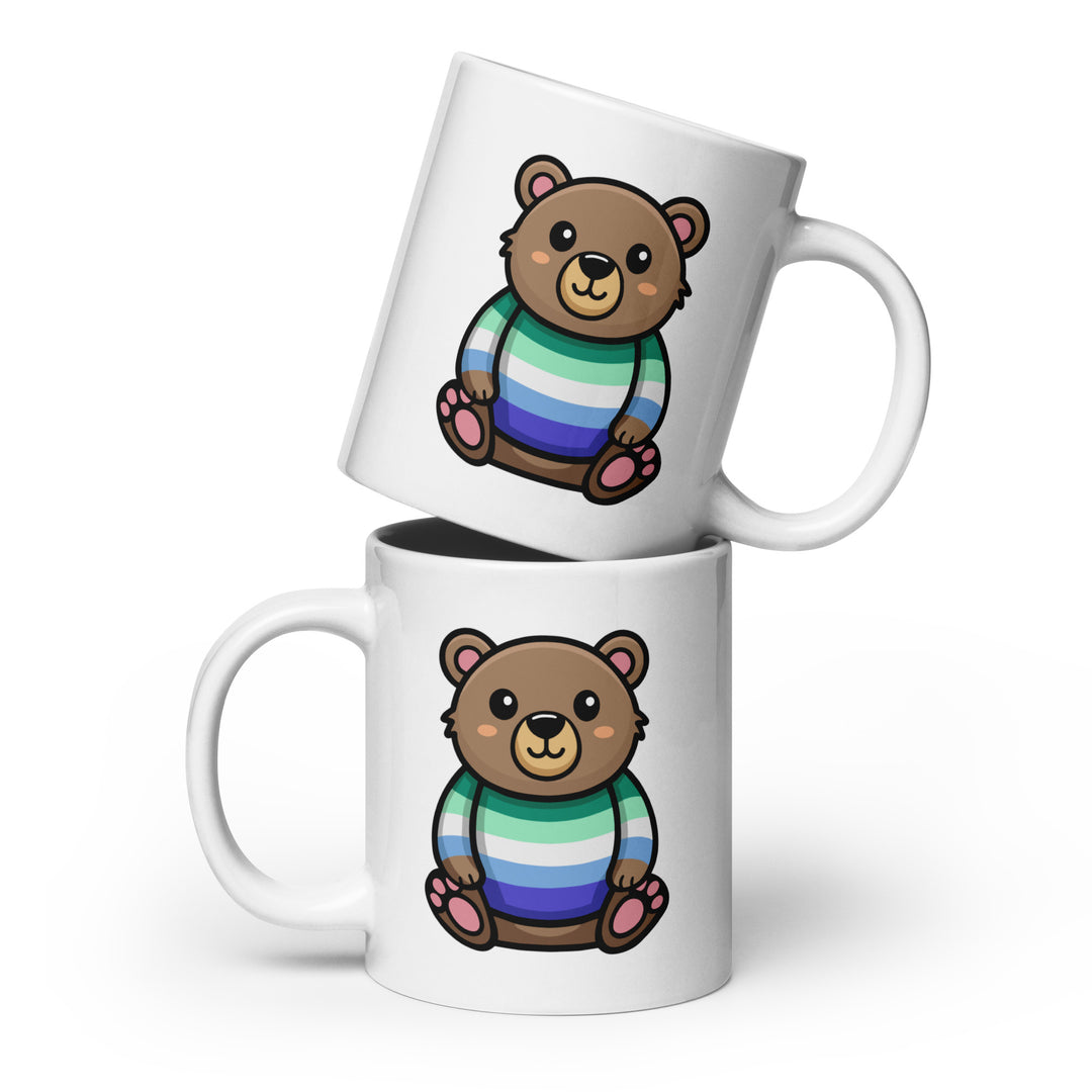 Gay Men's Pride Bear Mug Mugs The Rainbow Stores