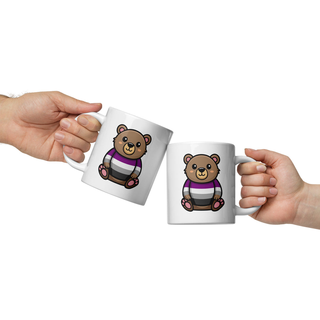 Asexual Pride Bear Mug Mugs The Rainbow Stores