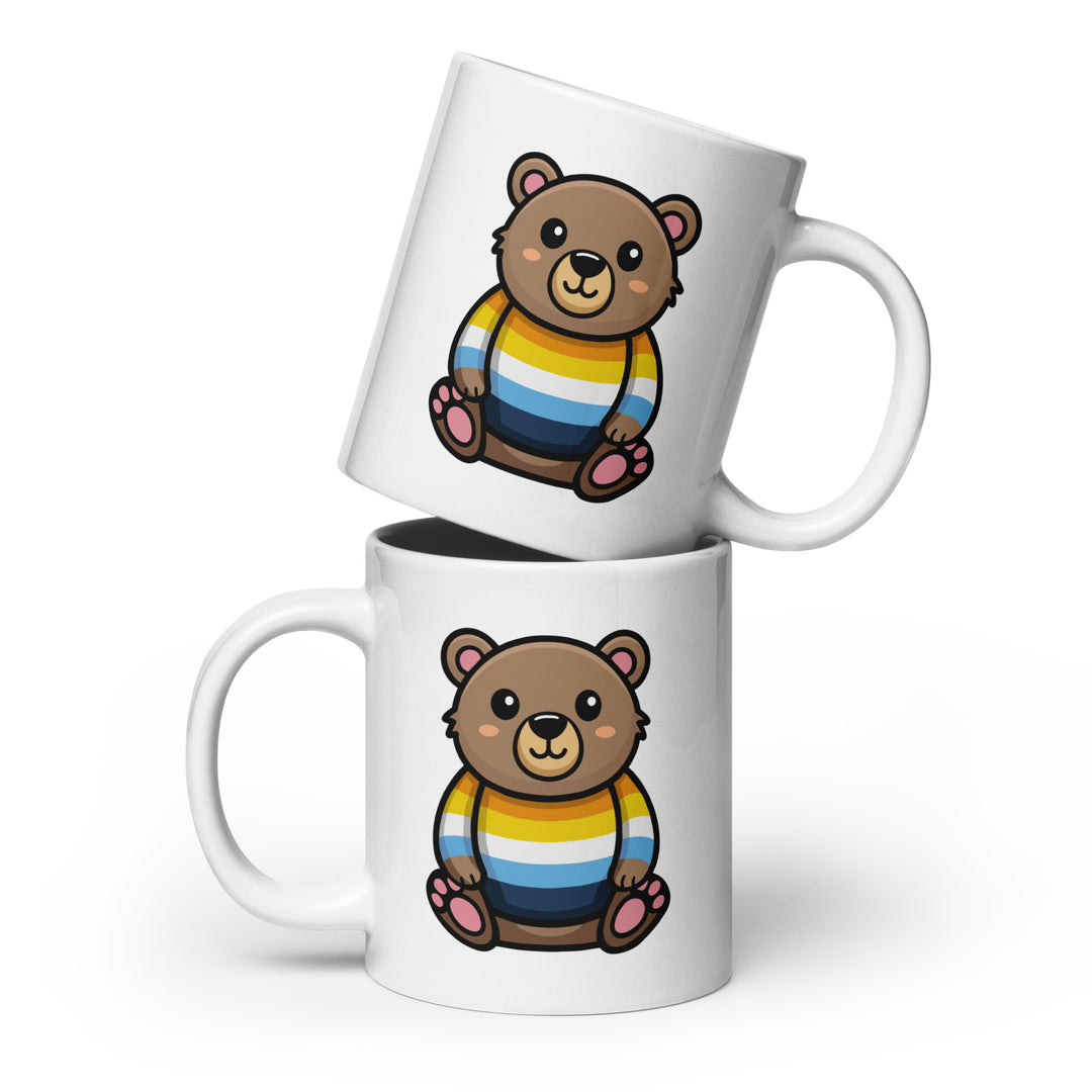 Aroace Pride Bear Mug Mugs The Rainbow Stores