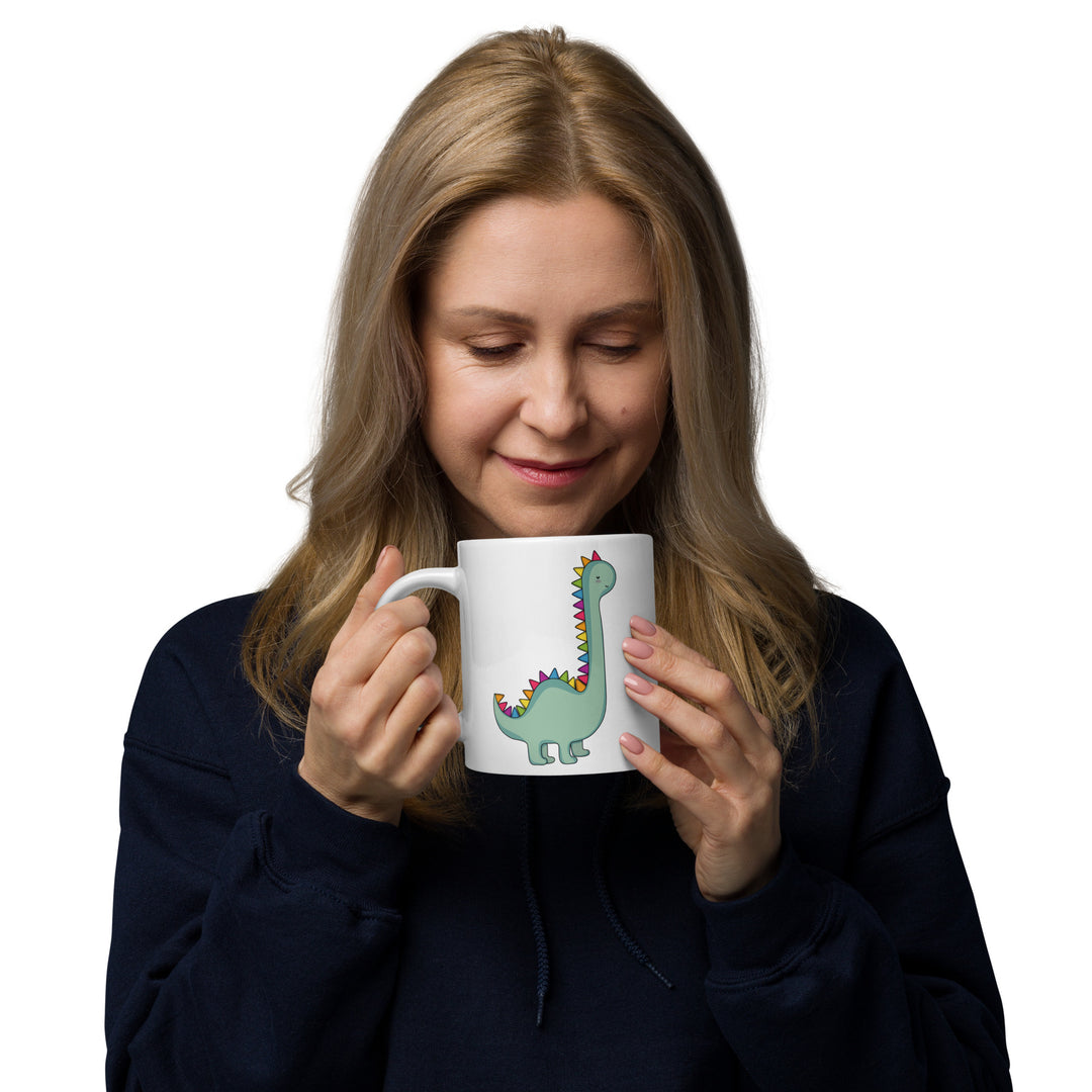 Cute Rainbow Dinosaur Mug
