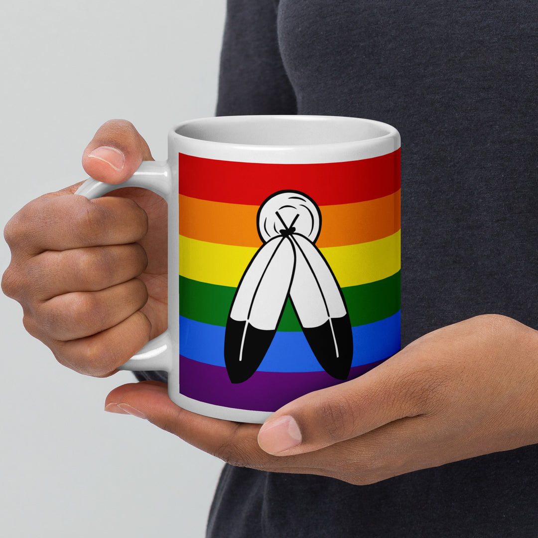 2 Spirit Pride Flag Mug Mugs The Rainbow Stores