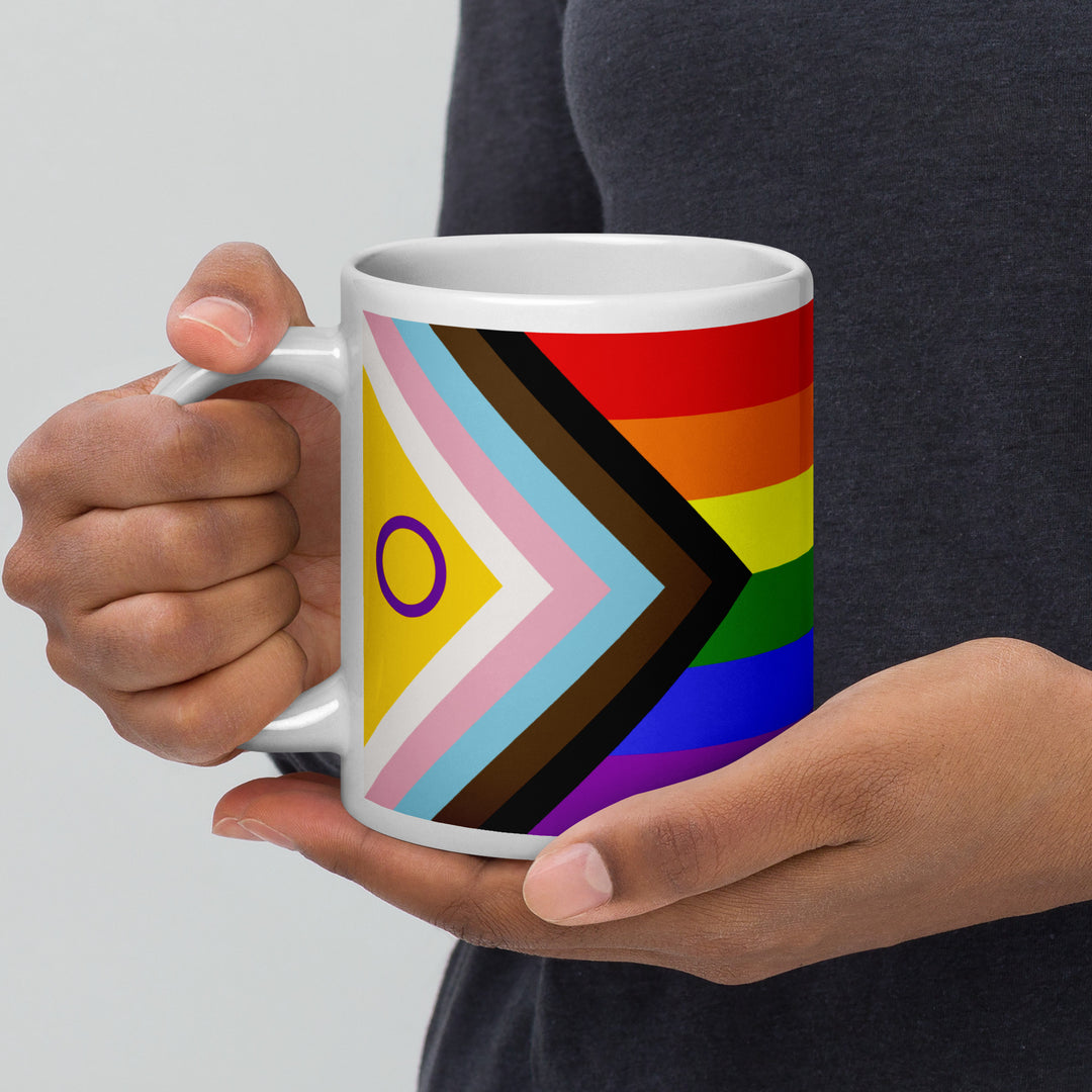 Intersex Inclusive Progress Pride Flag Mug Mugs The Rainbow Stores