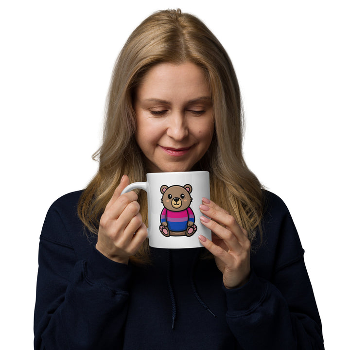 Bi Pride Bear Mug Mugs The Rainbow Stores