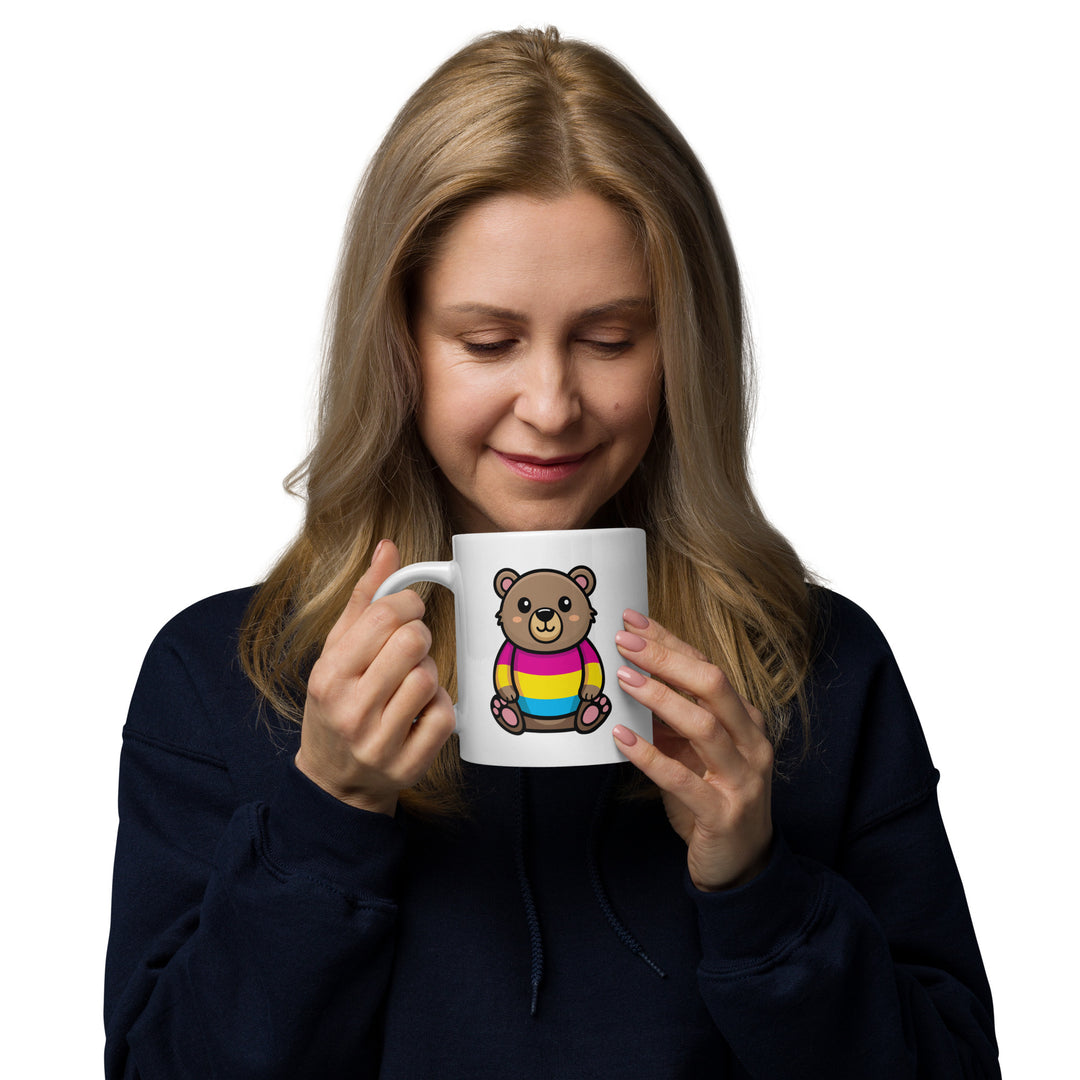 Pansexual Pride Bear Mug Mugs The Rainbow Stores