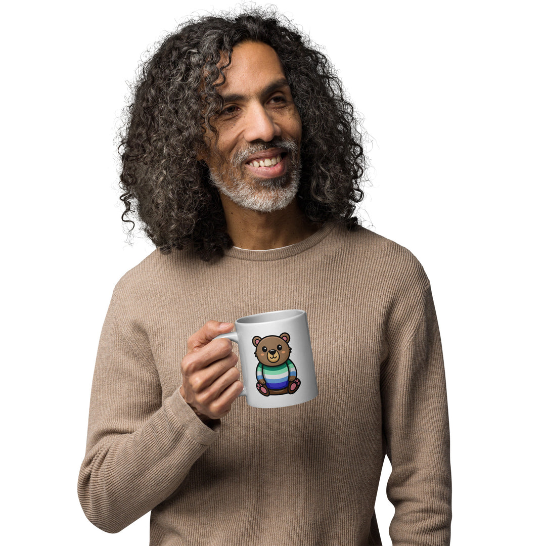 Gay Men's Pride Bear Mug Mugs The Rainbow Stores