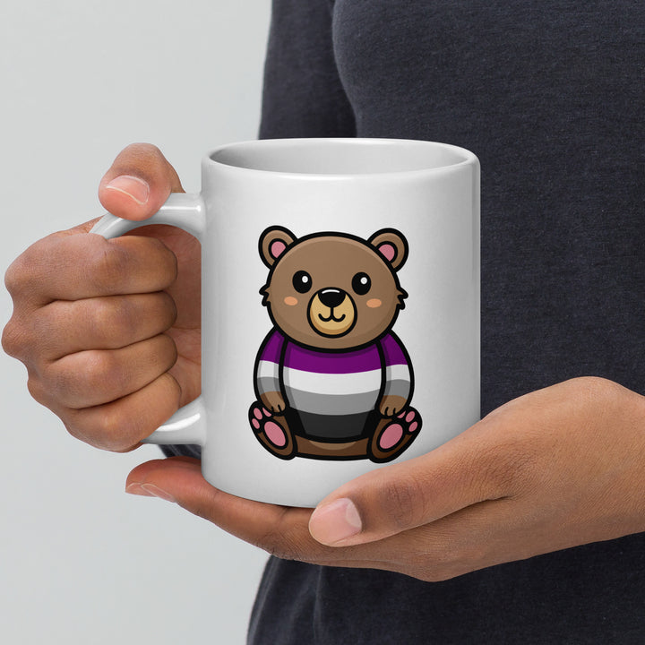 Asexual Pride Bear Mug Mugs The Rainbow Stores