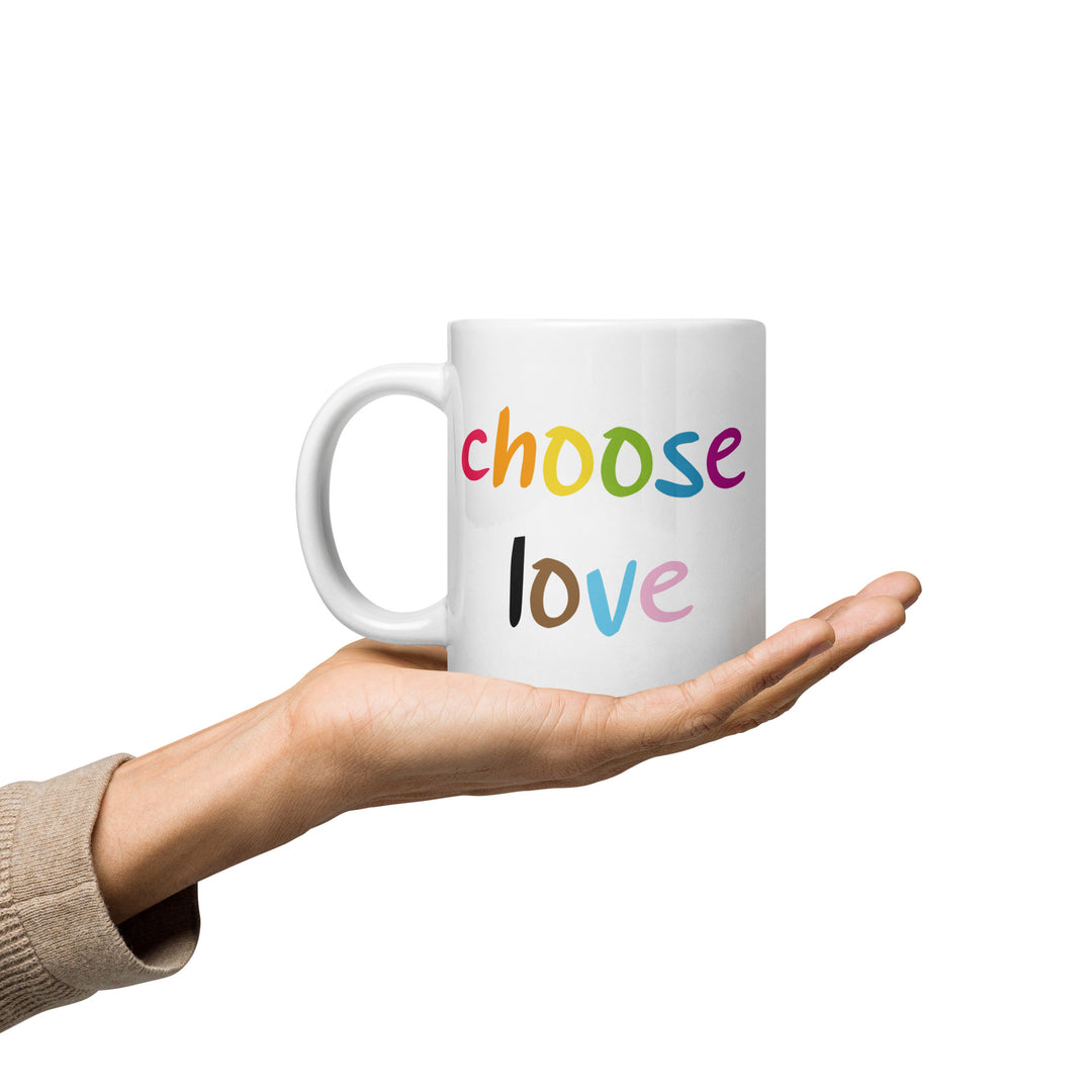 We Choose Love Mug Mugs The Rainbow Stores