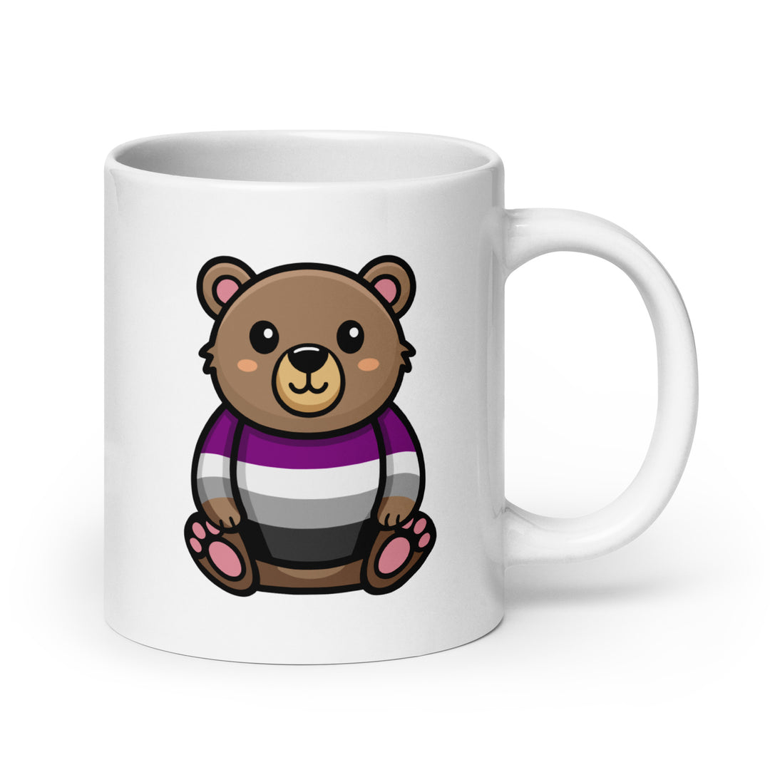 Asexual Pride Bear Mug Mugs The Rainbow Stores