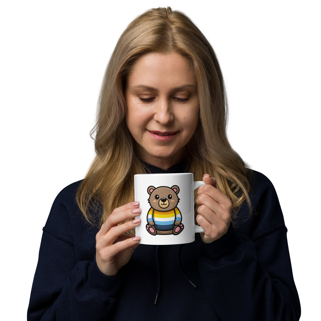 Aroace Pride Bear Mug Mugs The Rainbow Stores