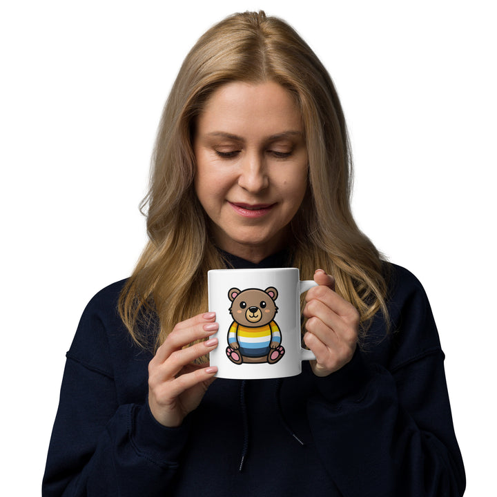 Aroace Pride Bear Mug Mugs The Rainbow Stores