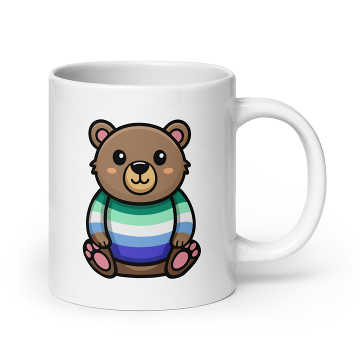 Gay Men's Pride Bear Mug Mugs The Rainbow Stores