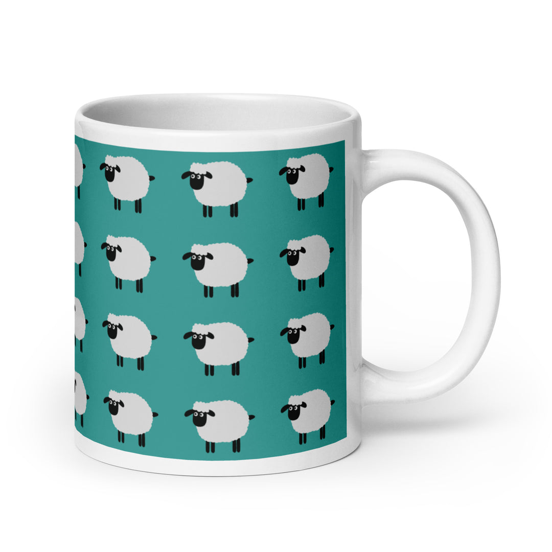 Rainbow Sheep Mug Mugs The Rainbow Stores
