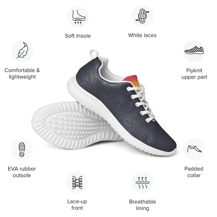 Rainbow Gradient Dark Blue Trainers (female sizes) Trainers The Rainbow Stores